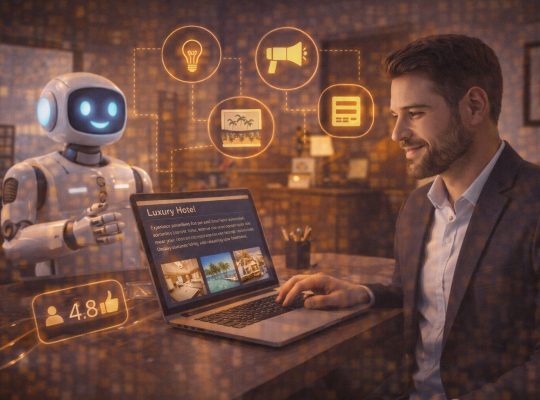 كيف تستخدم الفنادق الذكاء الاصطناعي لكتابة المحتوى التسويقي؟