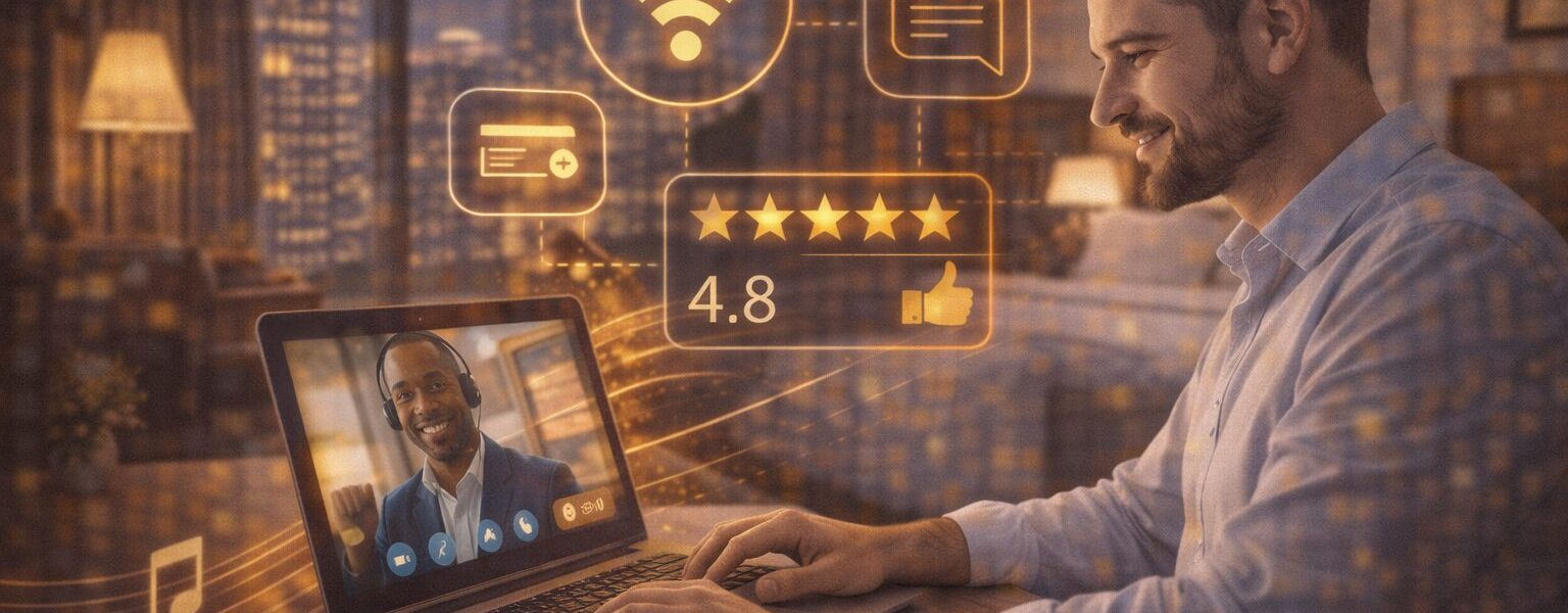 دور جودة الإنترنت في تقييم تجربة الإقامة