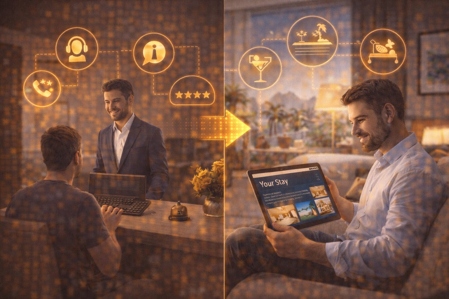 التحول من خدمة العملاء إلى إدارة تجربة النزيل
