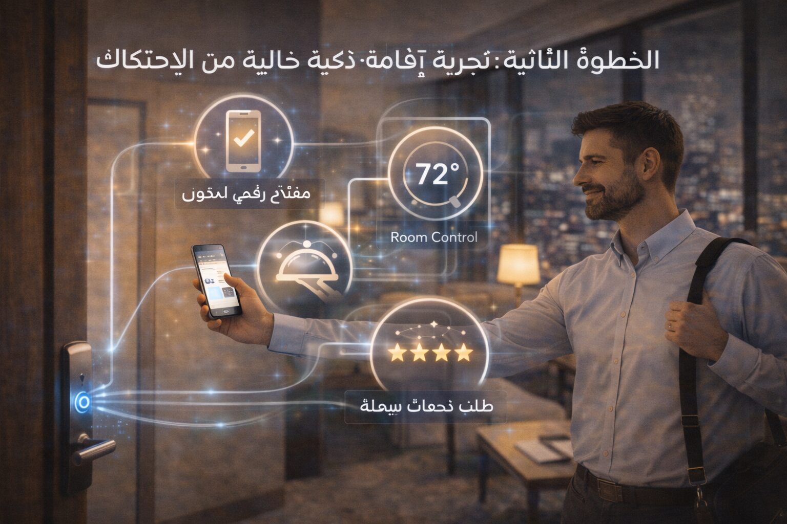 الخطوة الثانية: تجربة إقامة ذكية خالية من الاحتكاك
