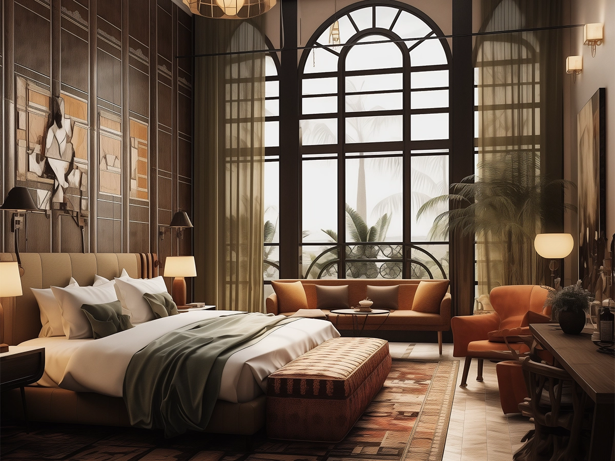 السرير كنقطة ارتكاز للحركة والراحة
