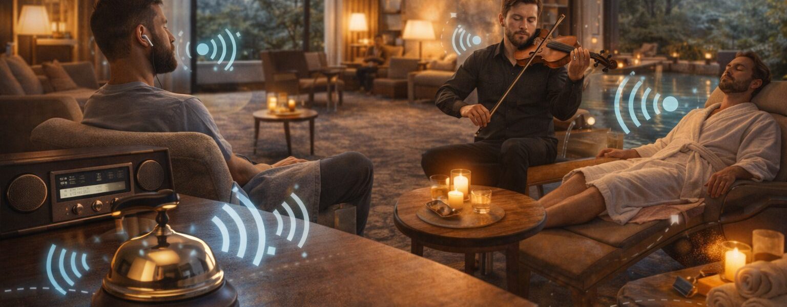 لماذا تستثمر الفنادق في التصميم الصوتي؟