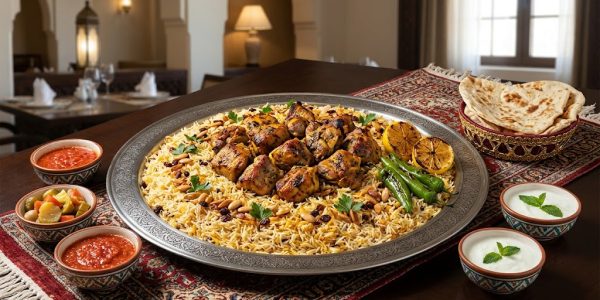 المندي اليمني بلحم الضأن والأرز المبهر