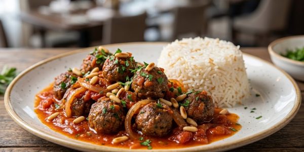 داوود باشا بكرات اللحم وصلصة الطماطم