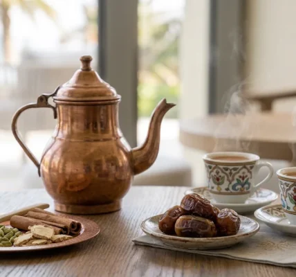 شاي الكرك بتقديم فندقي