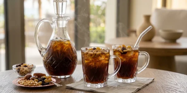 عصير الجلاب بتقديم فندقي