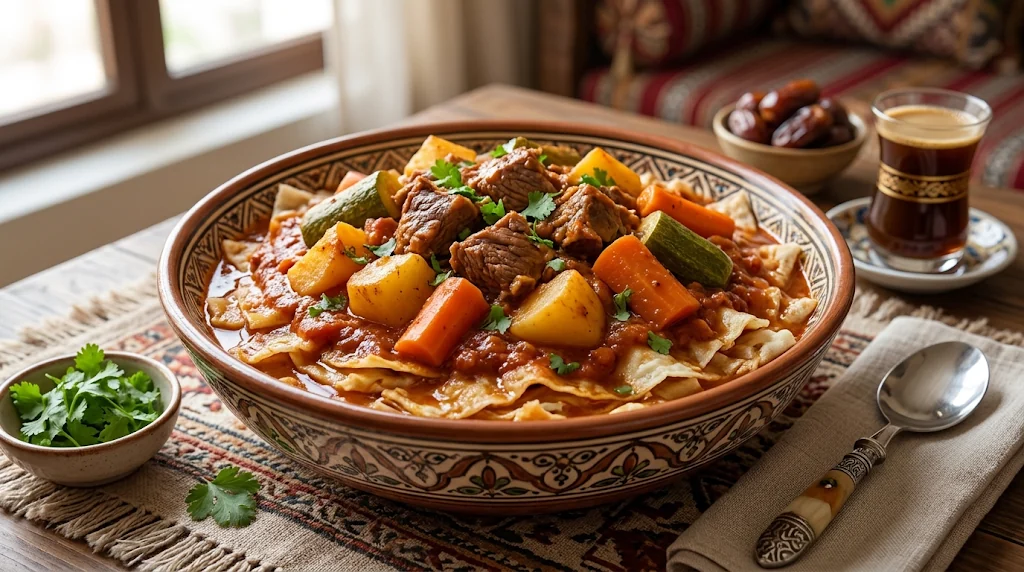 الثريد الإماراتي بتقديم فندقي